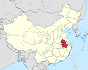 Anhui Province In China Map
