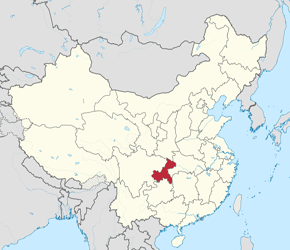 The Location of Chongqingin China Map