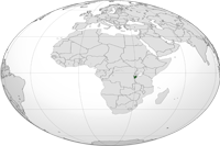 Burundi Location in World Map