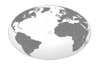 Cape Verde Location in World Map