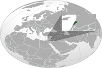 Lebanon Location in World Map