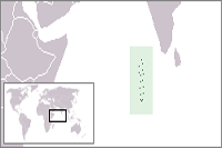 Maldives Location in World Map
