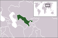 Uzbekistan Location in World Map