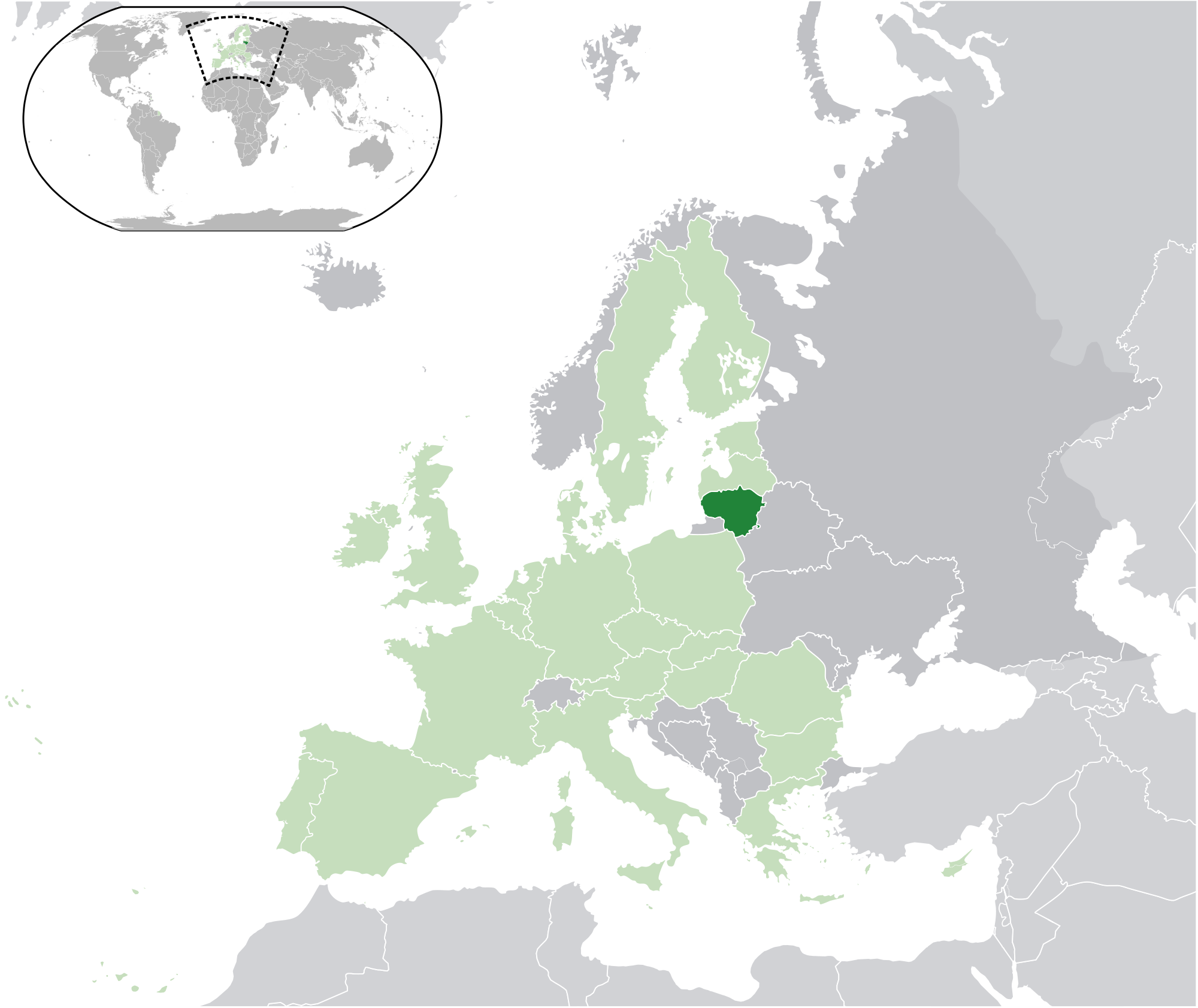 Lithuania Map