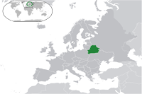 Belarus Location in World Map