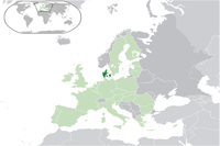 Denmark Location in World Map