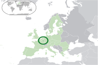 Luxembourg Location in World Map
