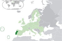 Location of Portugal
