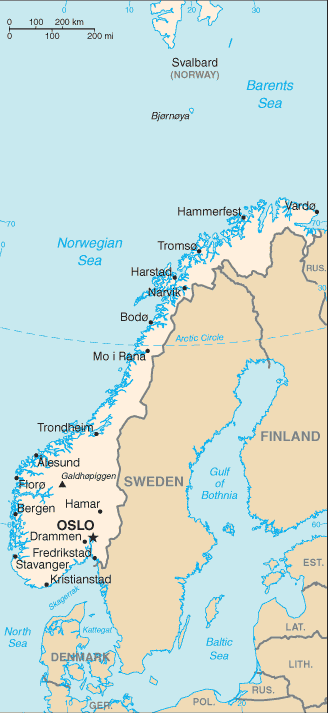 Norway Map