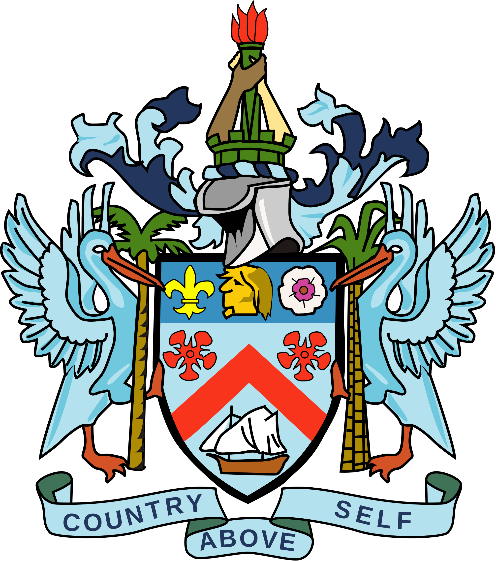 Saint Kitts and Nevis Emblem