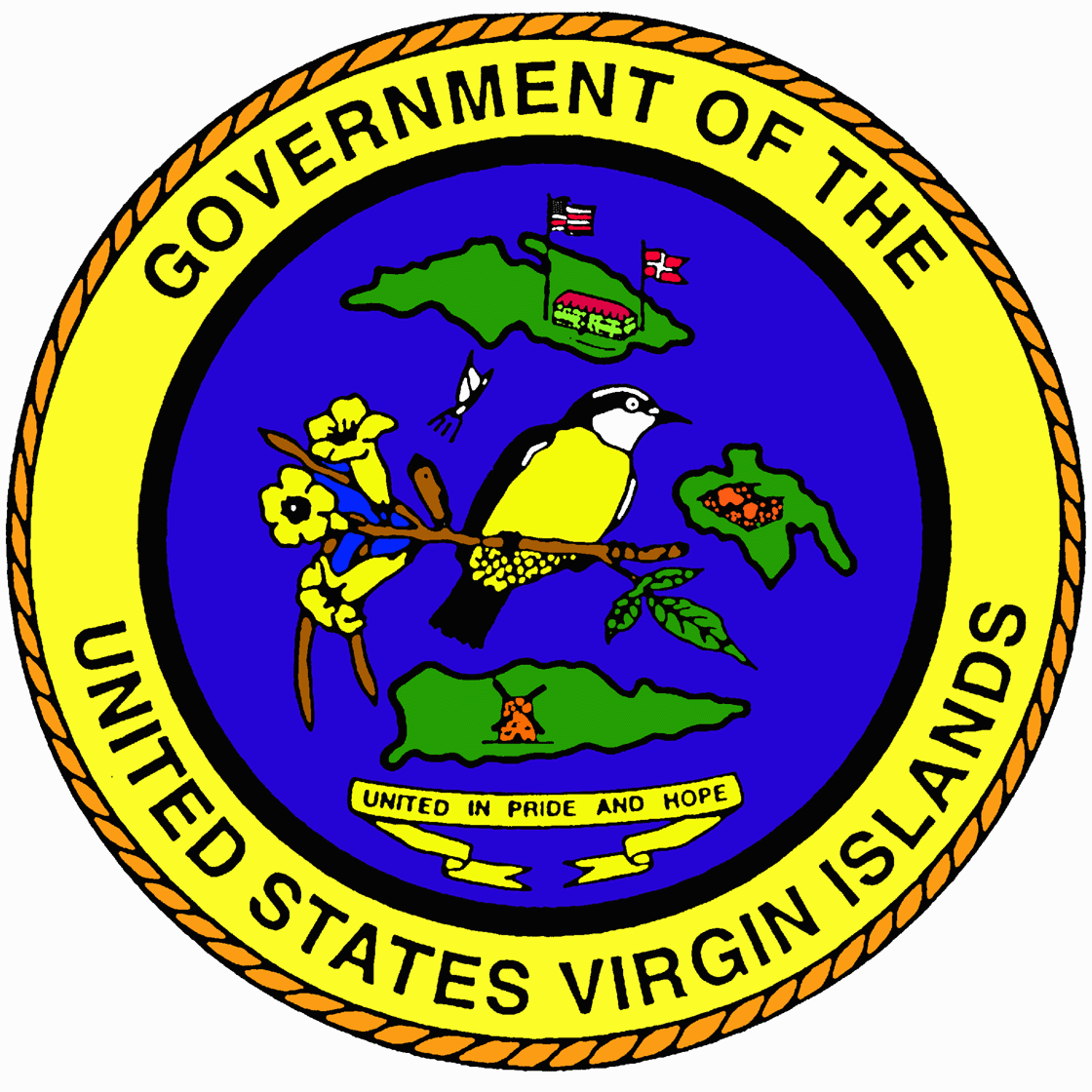United States Virgin Islands Emblem