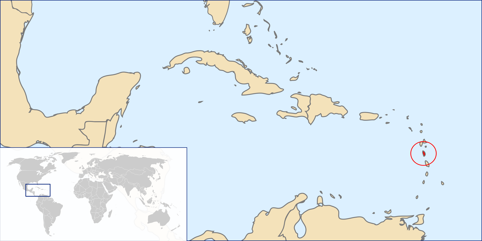 dominica Map