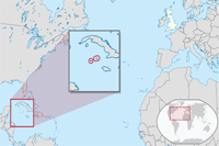 Cayman Islands Location in World Map