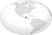 Guatemala Location in World Map
