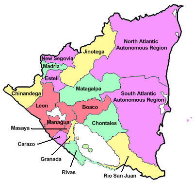 Nicaragua Map