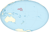 Marshall Islands Location in World Map