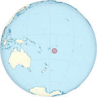 Location of Tonga
