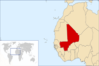 Location of Mali